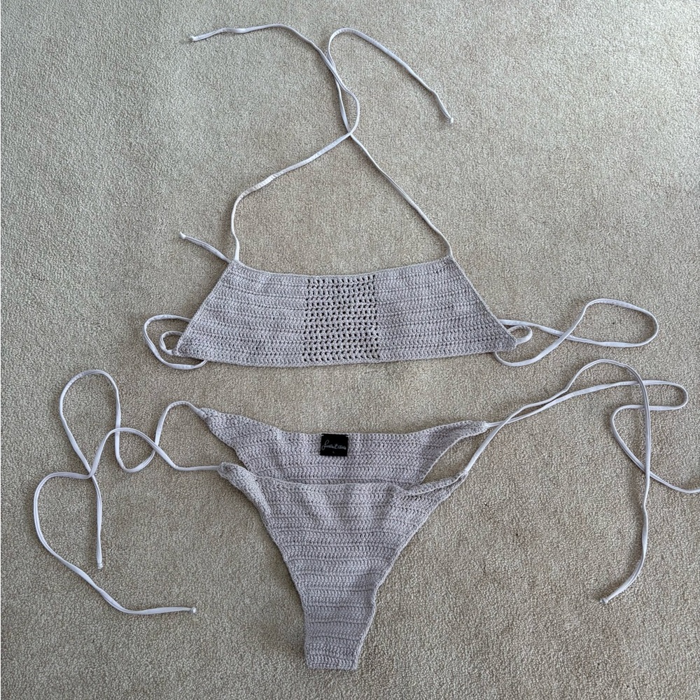 FRANKIE’S BIKINIS Crochet Bikini Set